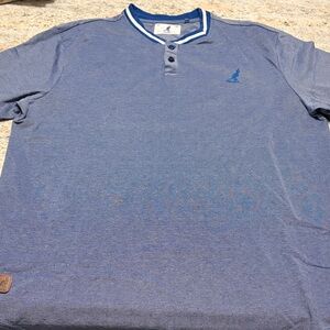 Kangol Blue Henley Shirt
